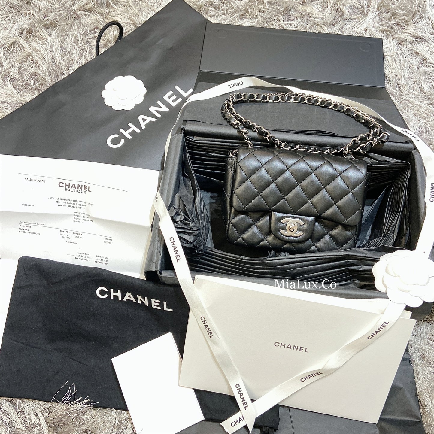 CHANEL▪️MINI FLAP 羊皮方胖子包/4080 🉐168000🔖