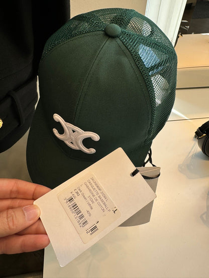 @Celine Casquette 凱旋門Logo棒球帽/420P252 🔔限時折🉐12140
