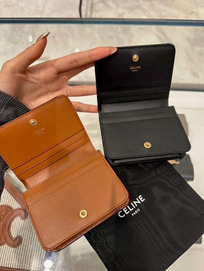 Celine TRIOMPHE COMPACT 老花凱旋門短夾/495E510 🉐18850🇪🇺