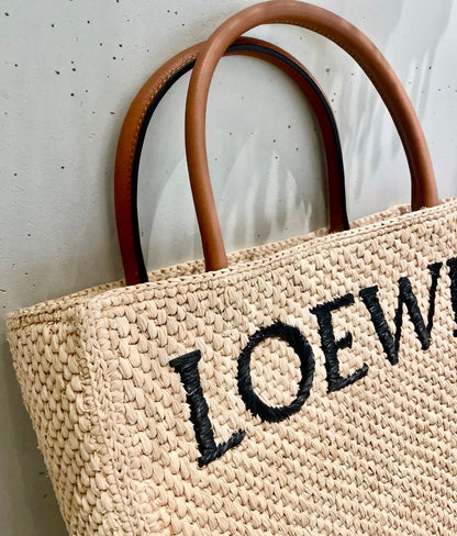 Loewe Raffia Tote Mini A5拉菲草托特包/875 🉐36000