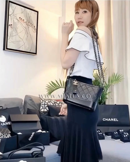 CHANEL▶︎| SMALL GABRIELLE HOBO 小款流浪包 A91810 -