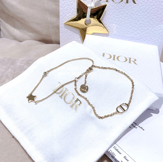 Dior Petit CD Double CD字樣星星雙環手鏈/370E390 🉐14650🇪🇺