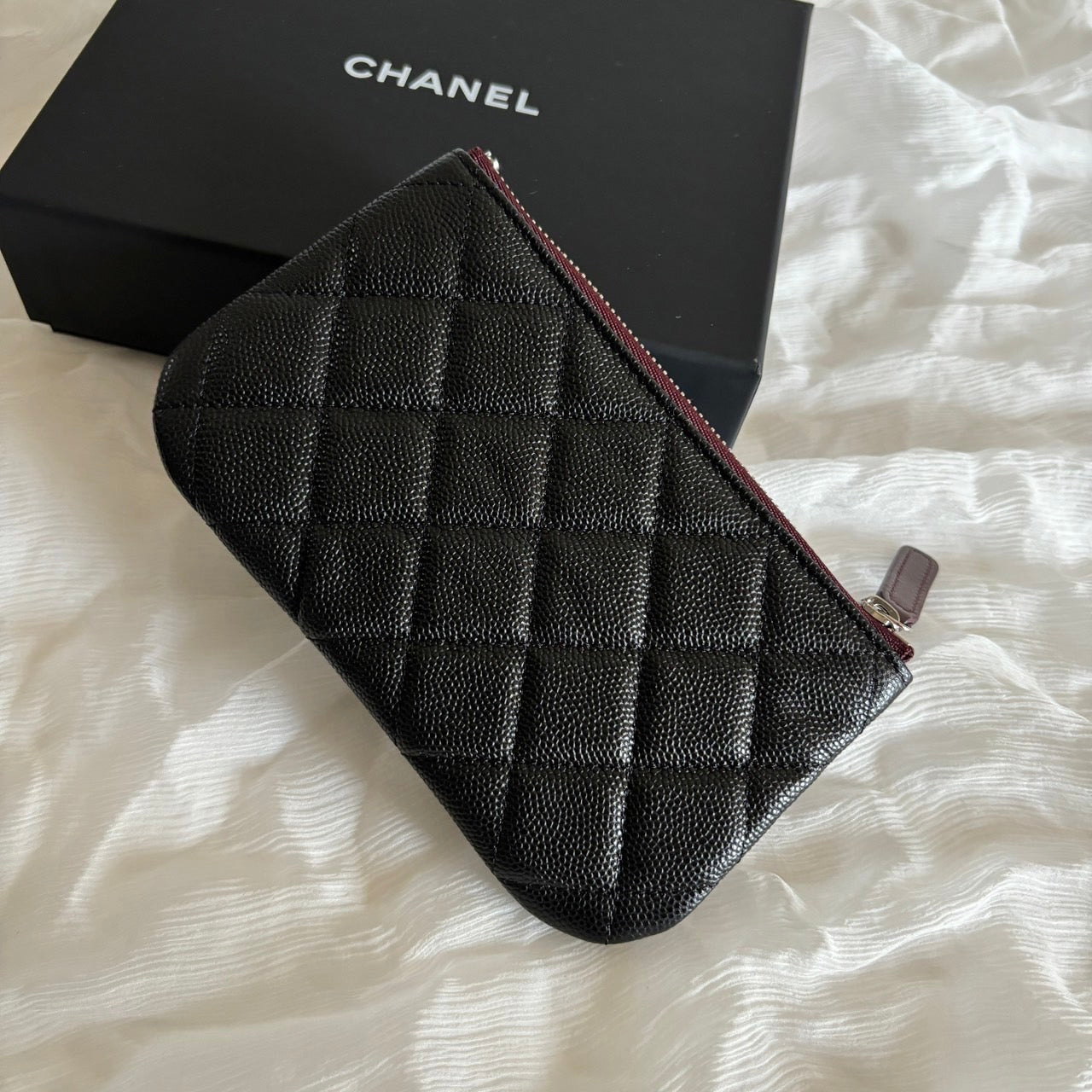 *現貨*CHANEL▪️ZIPPED CASE SMALL 一字拉鍊零錢包 ✨🉐26800