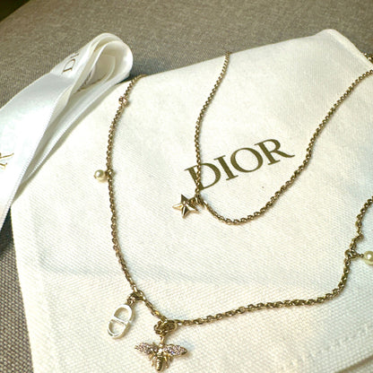 *現貨*@Dior▪️Necklace 雙條小蜜蜂綴飾項鍊 P15000 /T22000