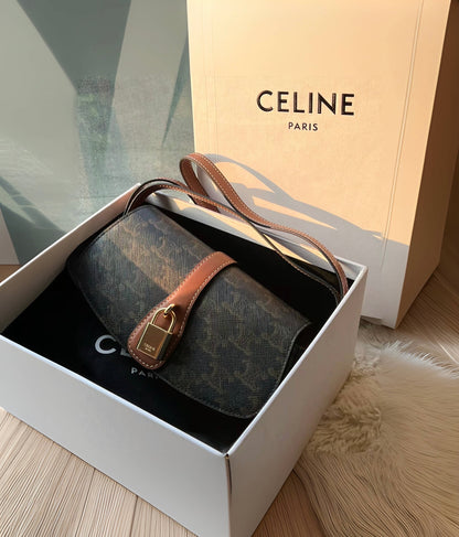 Celine▪️Tabou 老花鎖頭腋下包/1050E1100 🉐39500🇪🇺