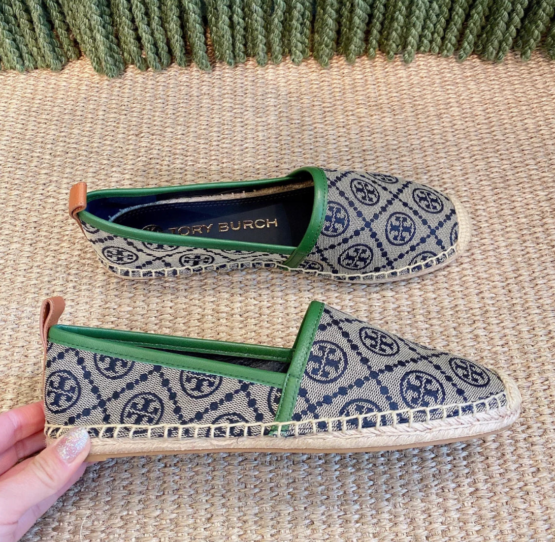 @Tory Burch Shoes 老花懶人鞋/250P159 🔥折上八折🉐6520