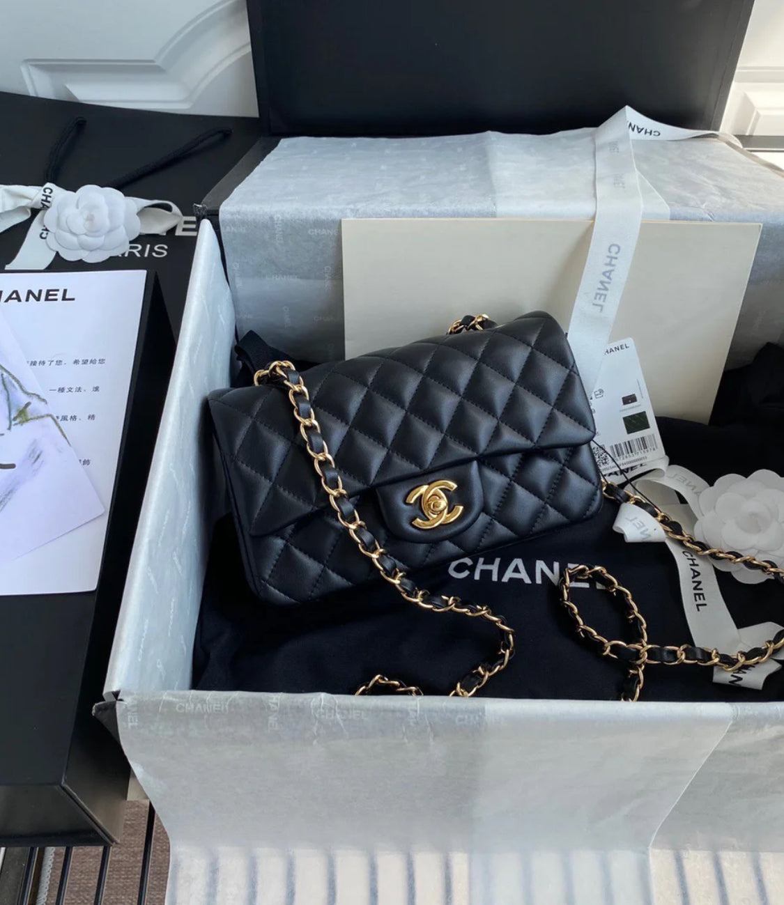 #Chanel MINI CLASSIC HANDBAG CF大MINI鏈包/4250 🉐169800🏷️