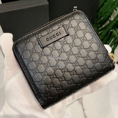 @Gucci Embossed Wallet 壓紋雙層拉鍊短夾/P230