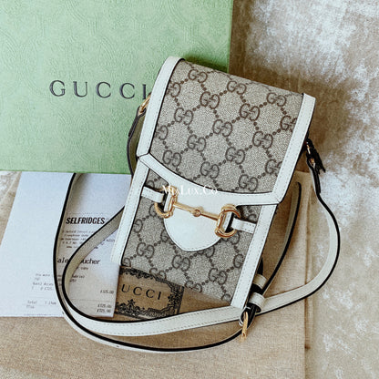 Gucci 1955 Horsebit Mini 迷你款馬銜手機包/850 🉐35000