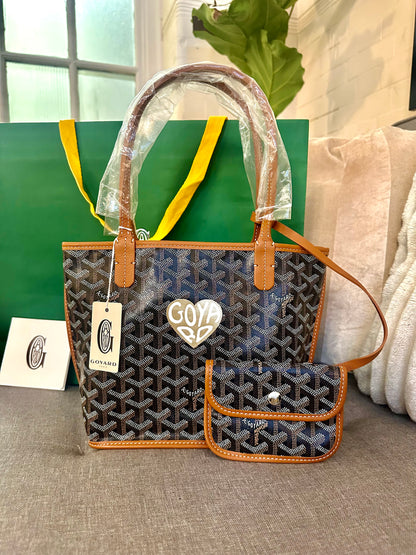 *現貨*Goyard Anjou Mini Tote w Heart 限量愛心雙面包  P88000 /T130000