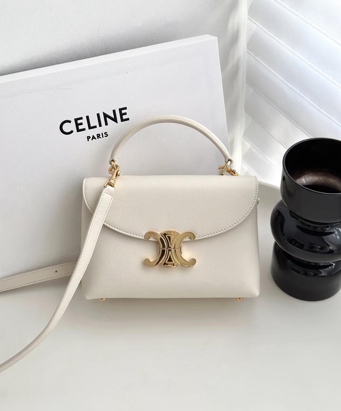 Celine Teen Nino 老花/光滑牛皮肩背包/E2300E2600🇪🇺