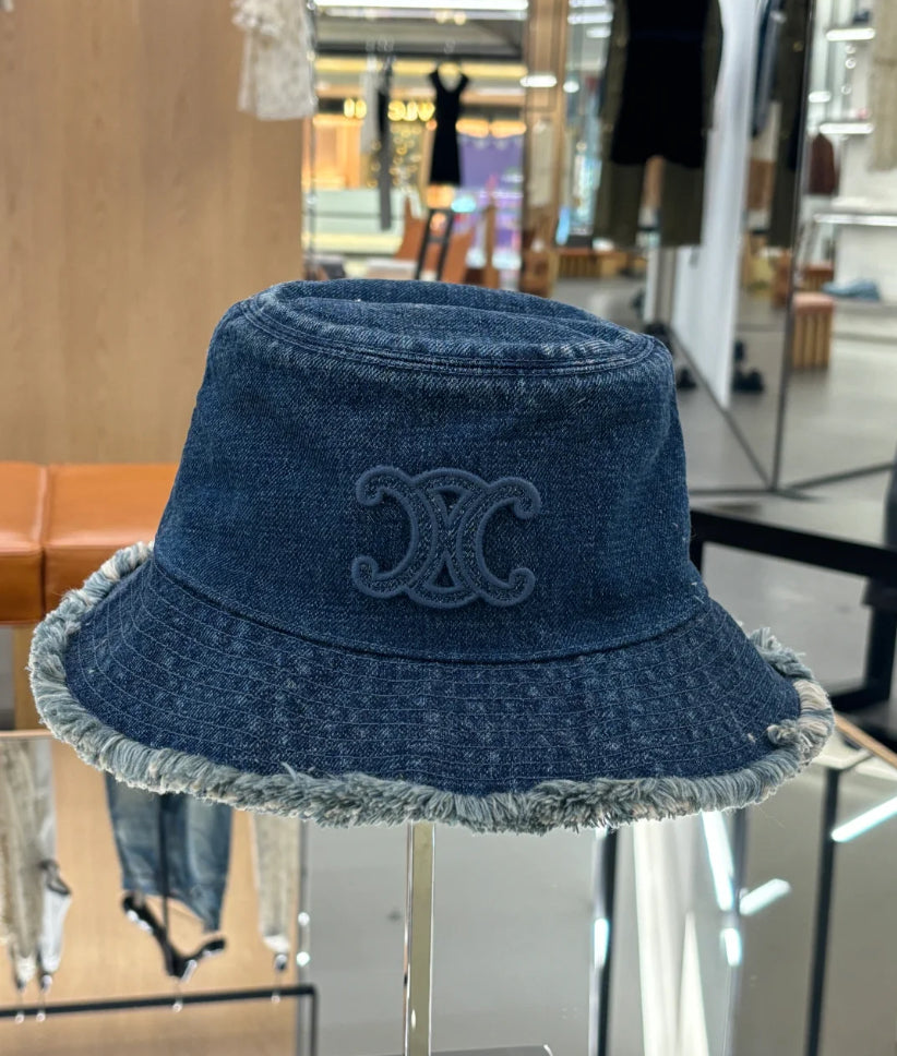 Celine Triomphe Denim Bucket Hat 水洗牛仔漁夫帽/490E550 🉐20250🇪🇺