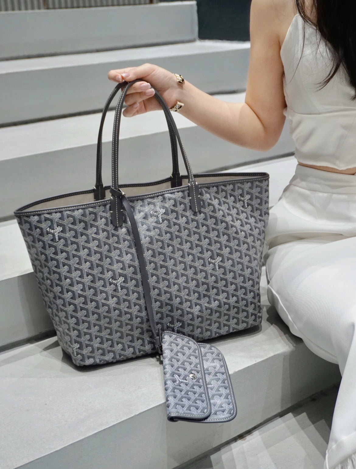 Goyard Saint Louis PM 經典托特包/1270 🉐54900🏷️