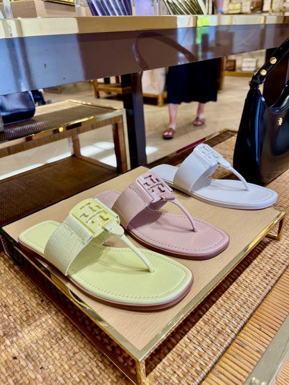 @Tory Burch Georgia Sandal 品牌人字拖鞋/310P199 🔥折上八折🉐7960