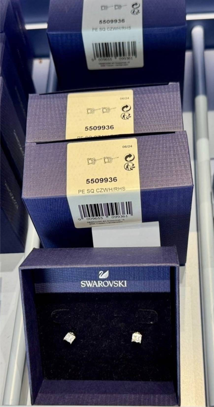 @Swarovski Square Earrings/P31 🔥折上九折🉐2060