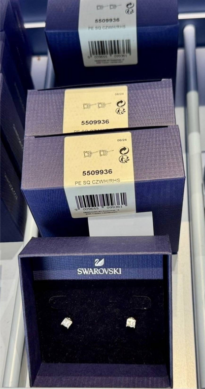 @Swarovski Square Earrings/P31 🔥折上九折🉐2060