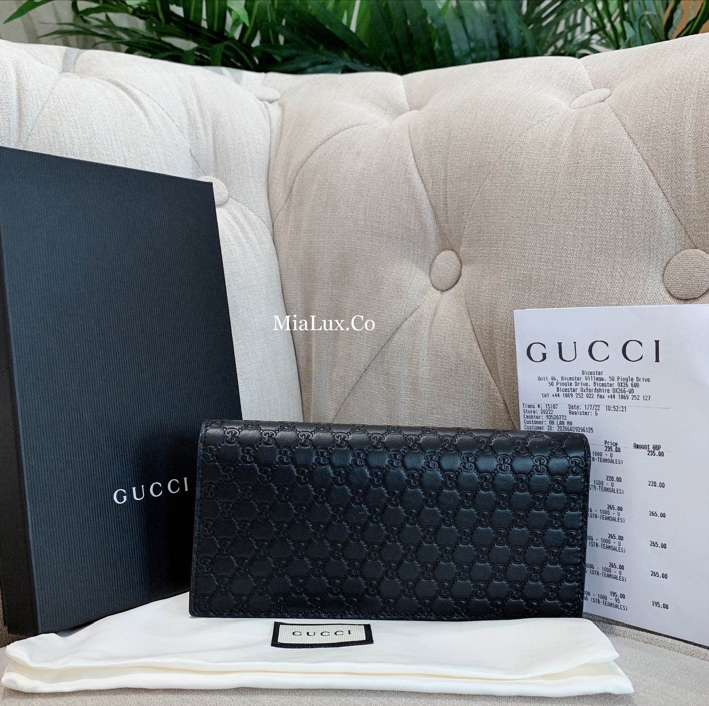 @Gucci Embossed Long Wallet 男女款壓紋對開長夾/P235