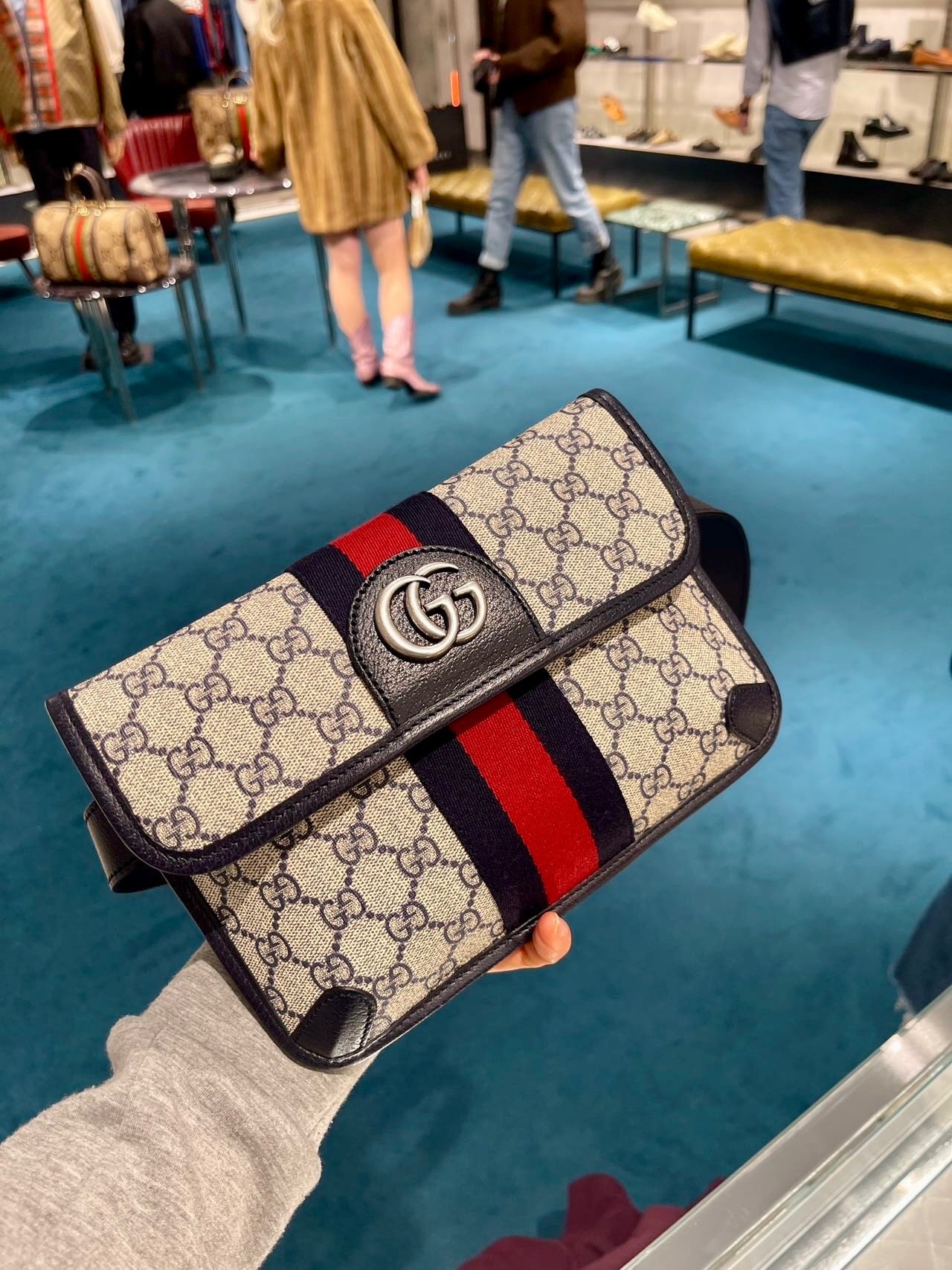 @Gucci GG Sup 胸腰包/1000P575 🔔限時折🉐26880