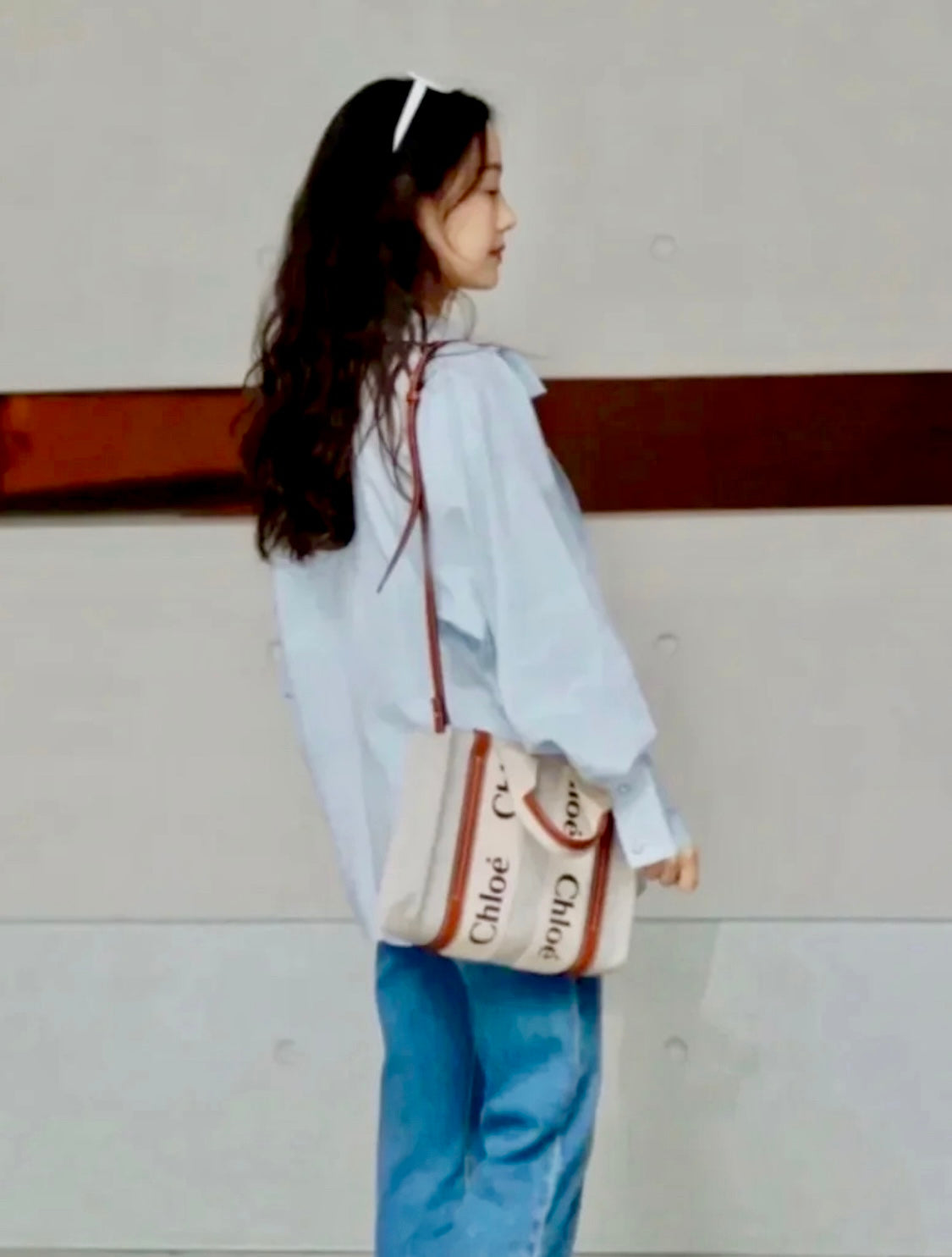 *現貨*Chloe Woody Tote S 小款托特包-焦糖皮邊/765🉐 28800