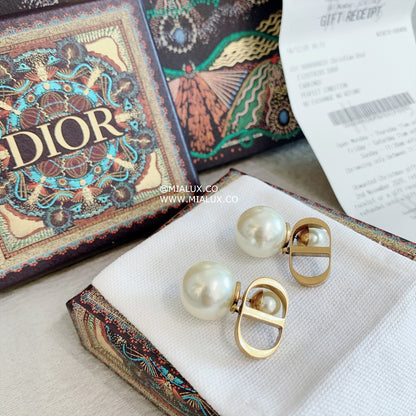 Dior Tribales Earrings 白珍珠CD耳環/420E470 🉐17450🇪🇺