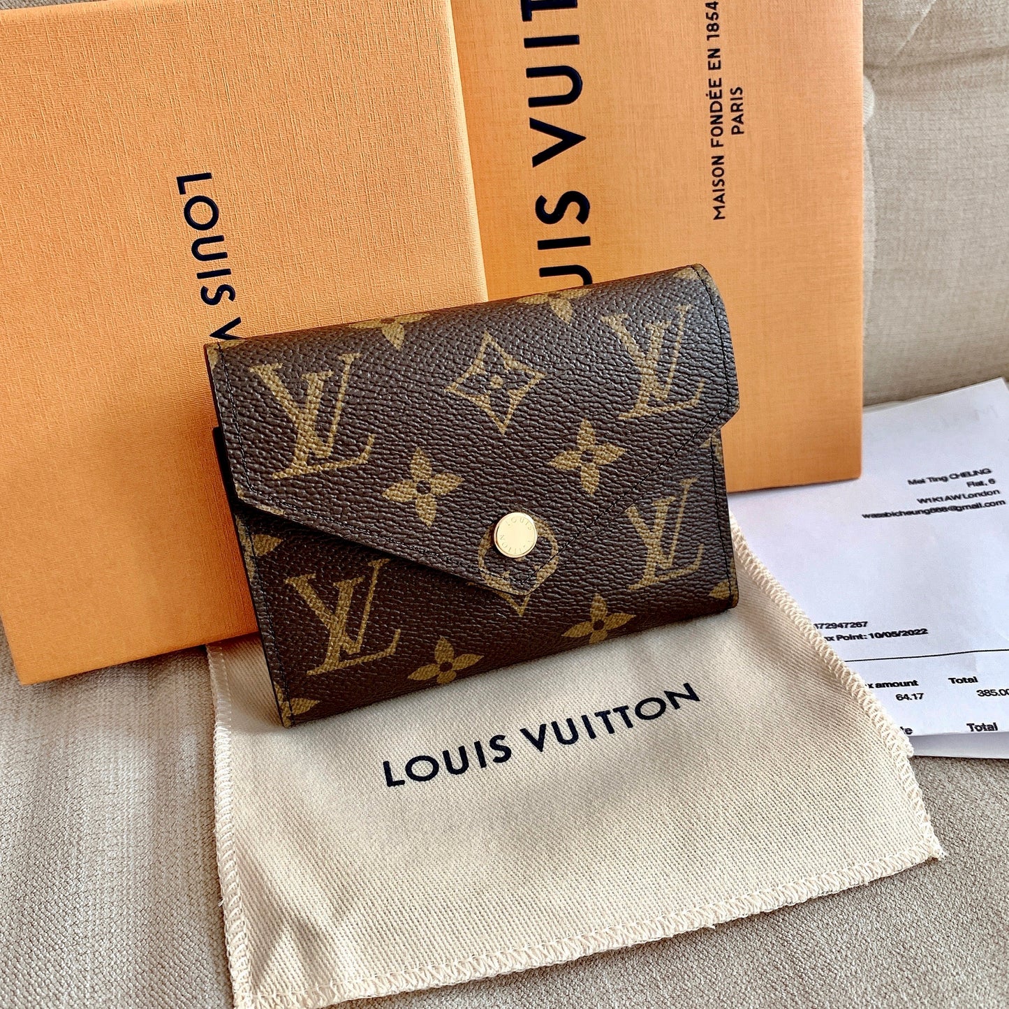 LV▪️Victorine 信封三折短夾/415 ✨🉐17989🏷️