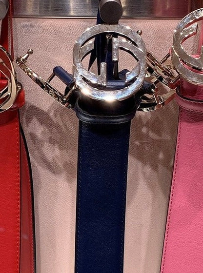 @Gucci▪️Calfskin Belt 女款正反同色皮帶/P230 🔔限時折🉐11350