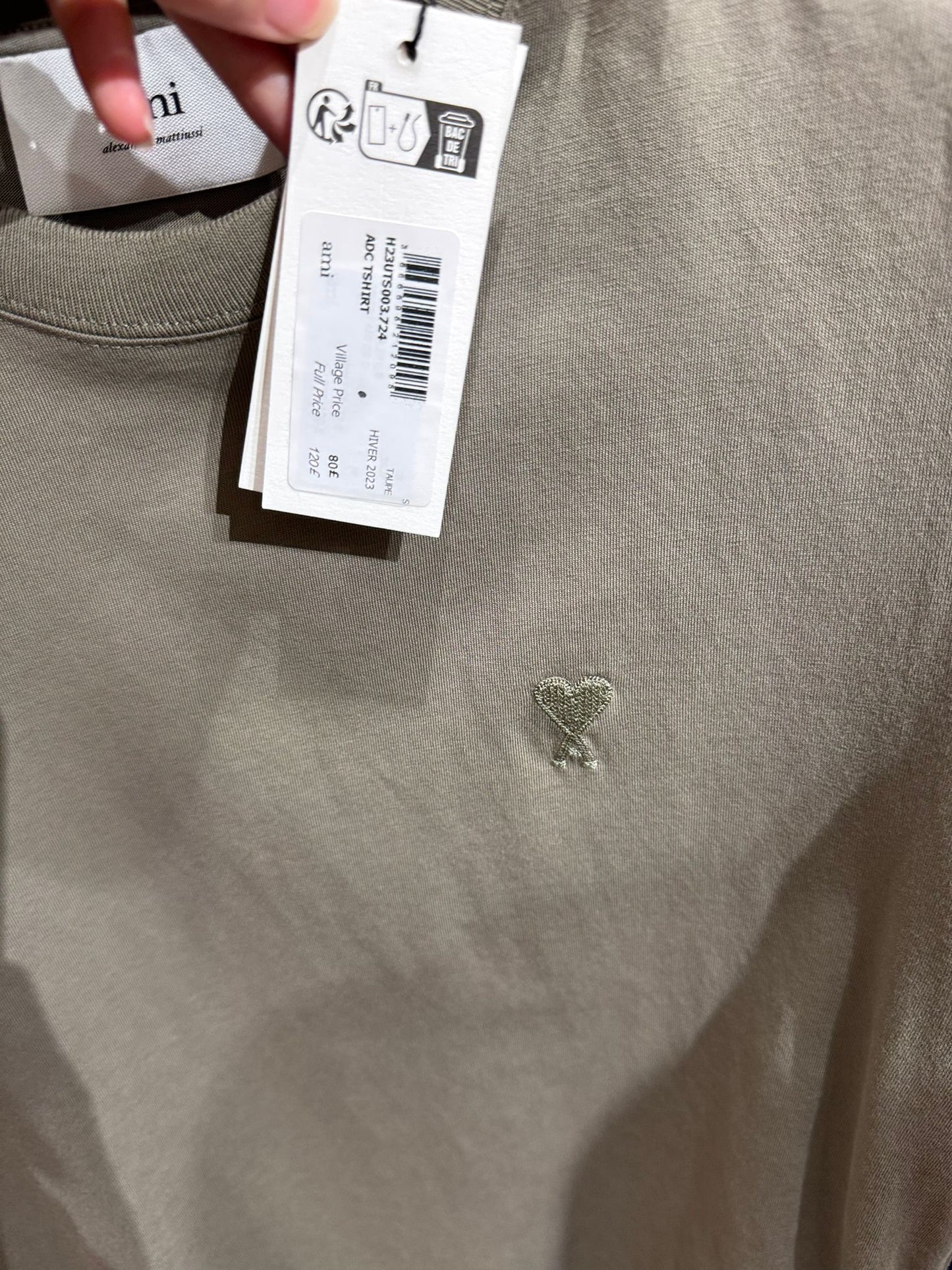 @Ami Outlet T 刺繡小愛心T