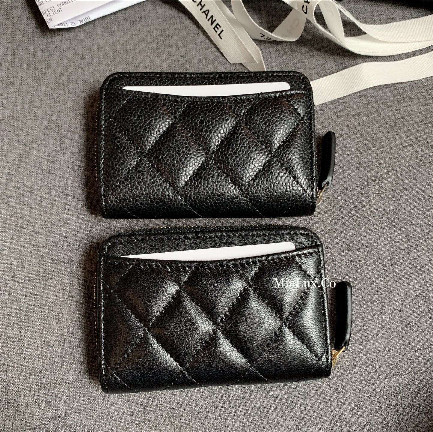 CHANEL▶︎✨| CLASSIC ZIPPED COIN PURSE 經典格紋拉鍊零錢包 AP0216 *£550