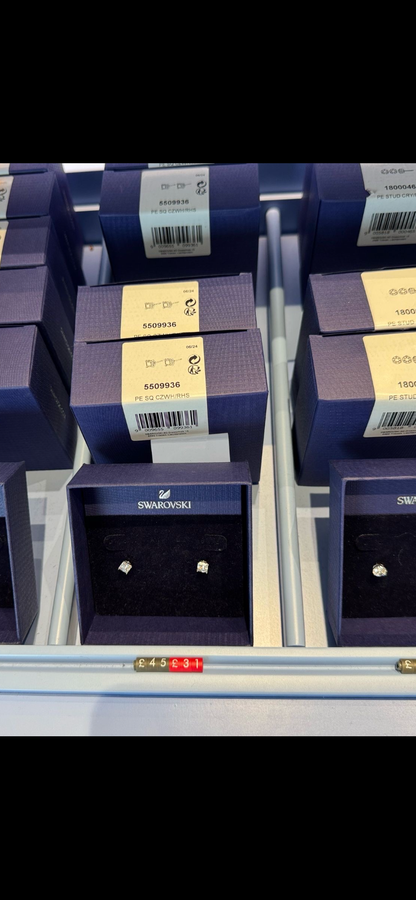 @Swarovski Square Earrings/P31 🔥折上九折🉐2060