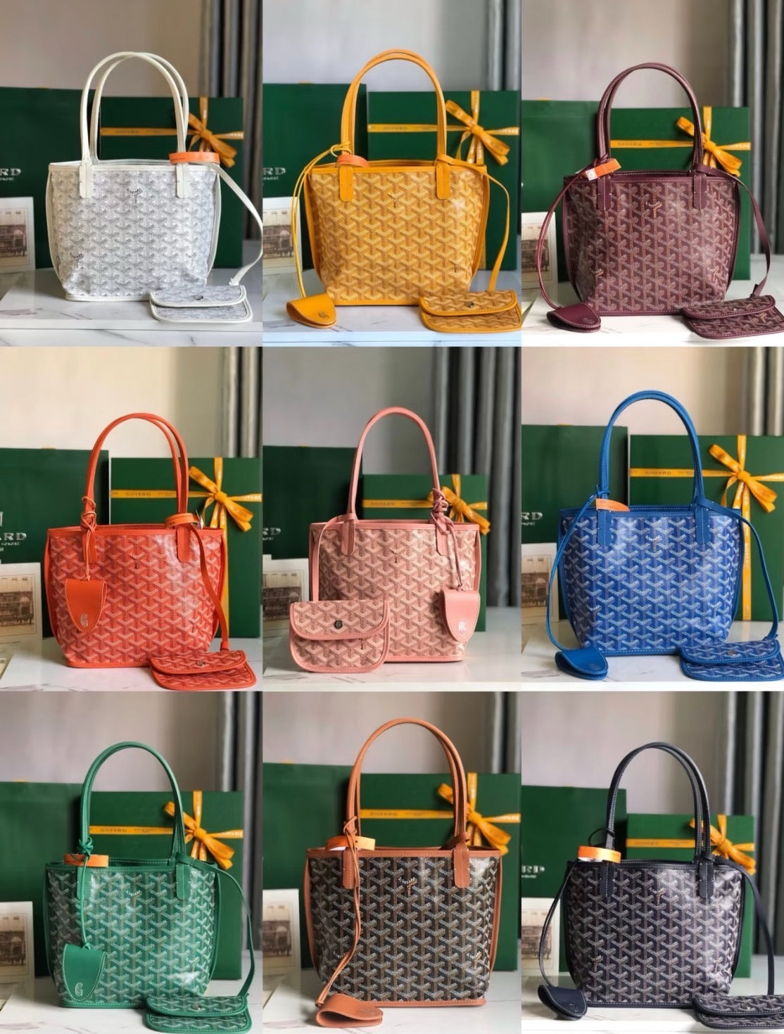 Goyard▪️Anjou Mini 雙面迷你托特/1800E2050 🍀🉐83000🇪🇺