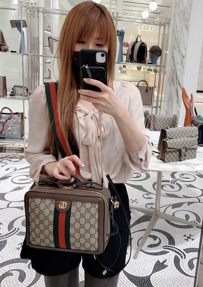 Gucci Ophidia SMALL SHOULDER BAG WITH WEB *£1,200