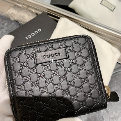 @Gucci Embossed Wallet 壓紋雙層拉鍊短夾/P230