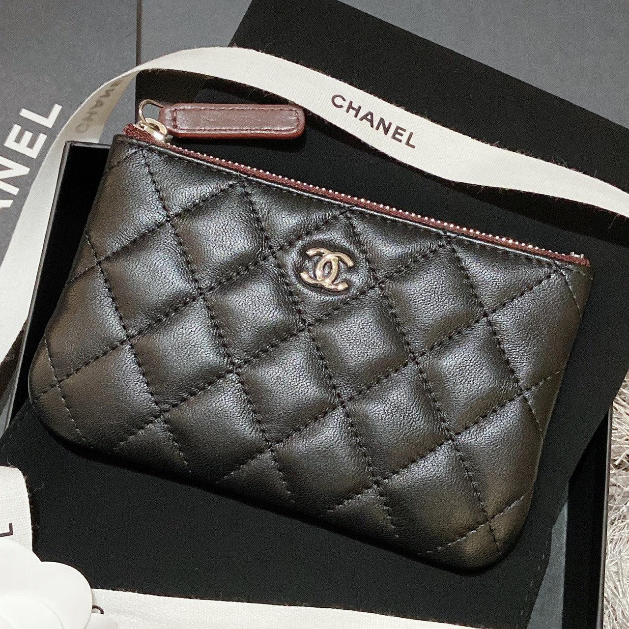 CHANEL▶︎✨| CLASSIC MINI POUCH 迷你一字拉鍊錢包 A82365 *£520