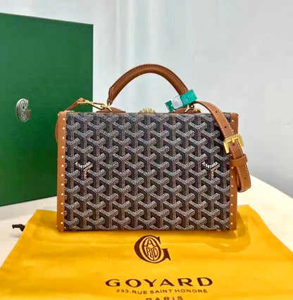 Goyard Grand Hôtel Trunk 硬箱包/E4500 🍀🉐181000🇪🇺