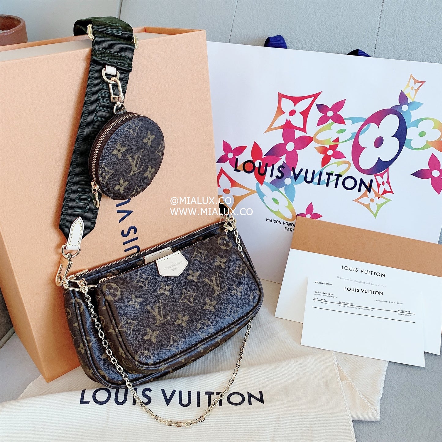 LV▪️Multi Pochette Accessoires 五合一麻將包/1970 ✨🉐79800