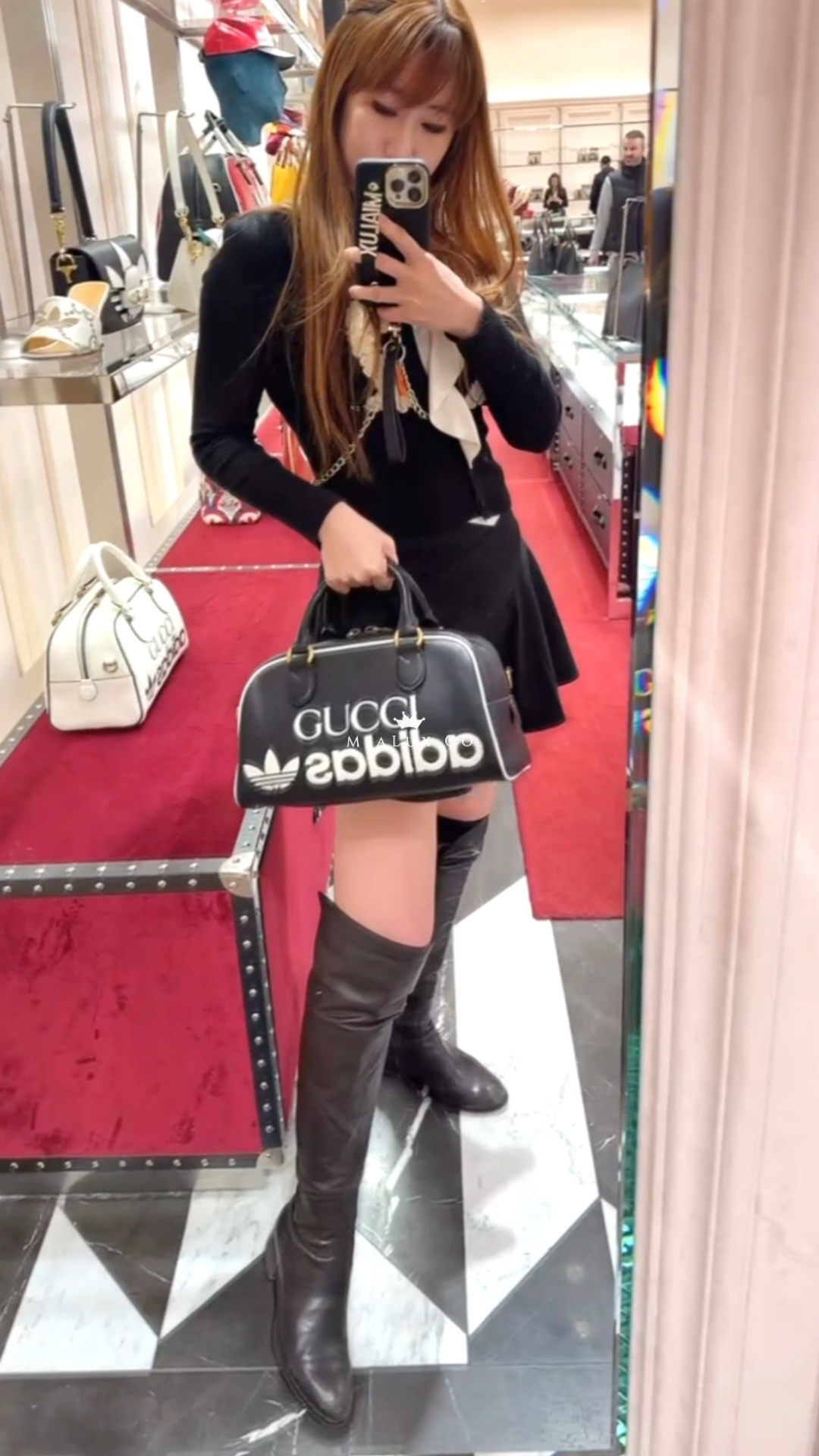 @GuccixAdidas▪️Duffle Bag 聯名手提包/2200P1540 🔔限時折🉐70300