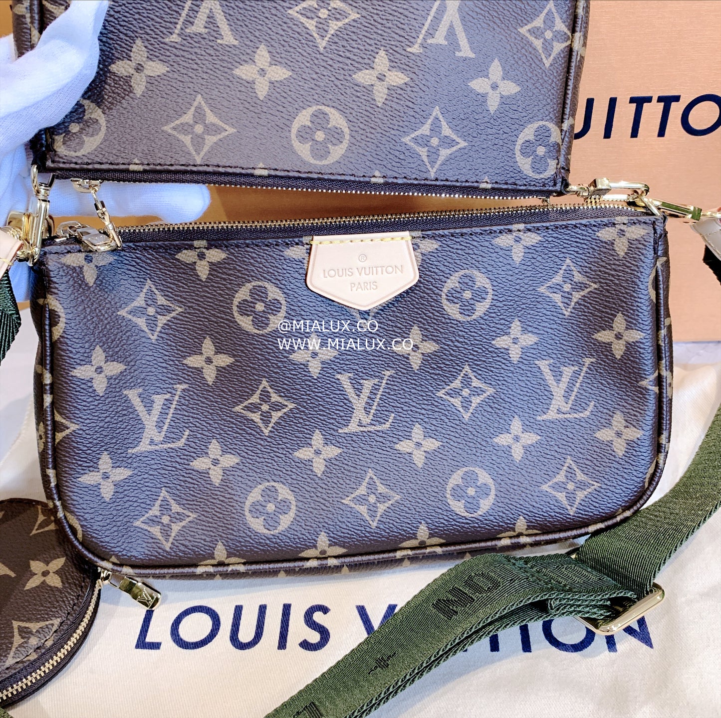 LV▪️Multi Pochette Accessoires 五合一麻將包/1970 ✨🉐79800