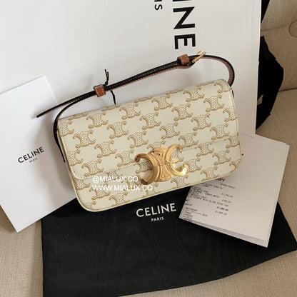 Celine▪️Shoulder Claude 老花腋下包/2200E2250 🉐79750🇪🇺