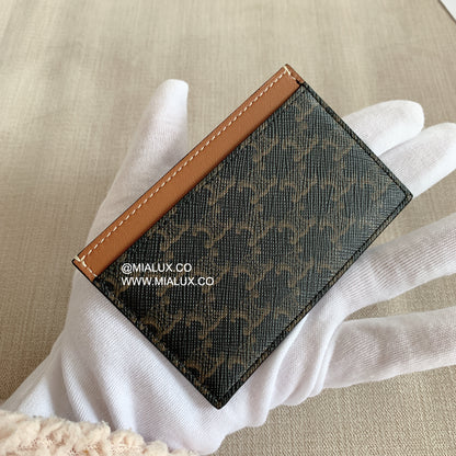 Celine CARD HOLDER 老花印字卡夾/195E200 🉐8000🇪🇺