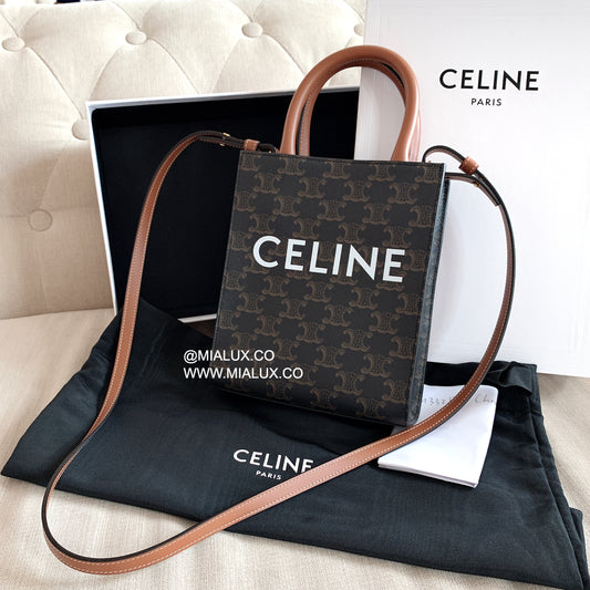 Celine Vertical Cabas Mini 迷你老花琴譜包/1150E1200 🉐43000🇪🇺