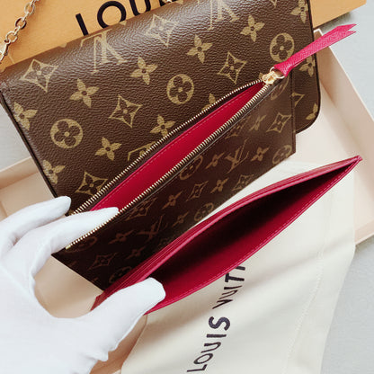 LV▪️Félicie Pochette 三合一信封鏈包/1060 ✨🉐44460