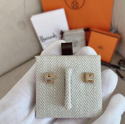 Hermes Mini Pop H 迷你H耳環/415 ✨🉐17600