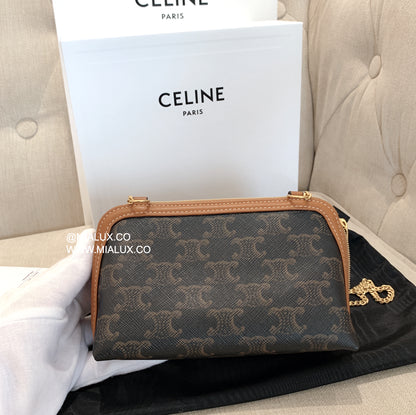 Celine▪️CLUTCH WITH CHAIN 鏈條小包/730E750 🉐27250🇪🇺