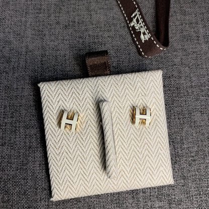 Hermes Mini Pop H 迷你H耳環/415 ✨🉐17600