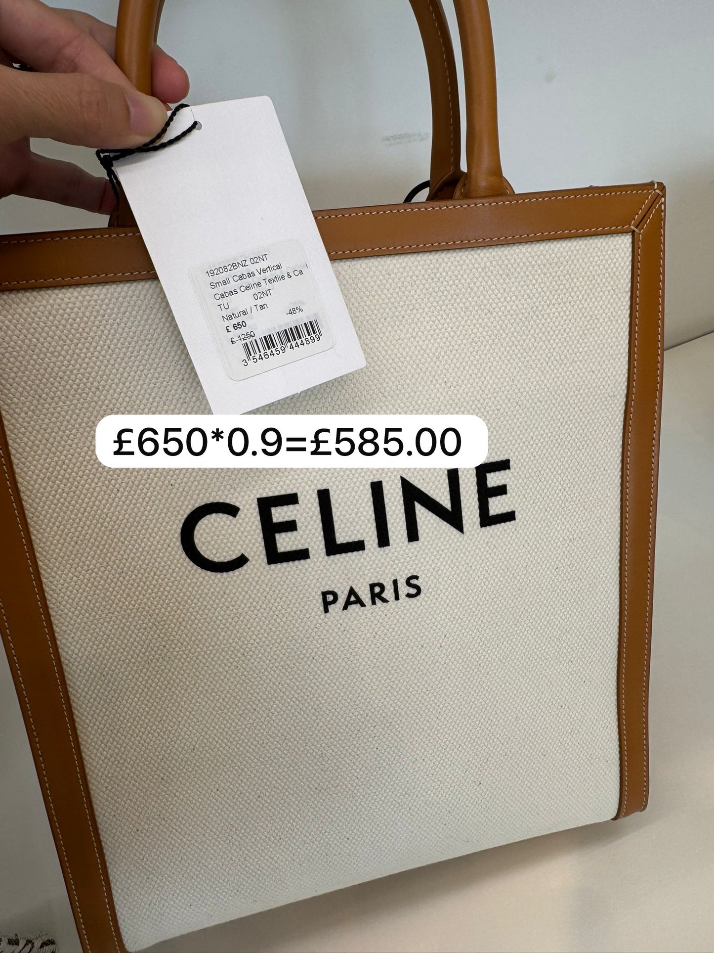 @Celine Small Cabas Vertical 小款托特包/1250P650🔥折上九折🉐27130