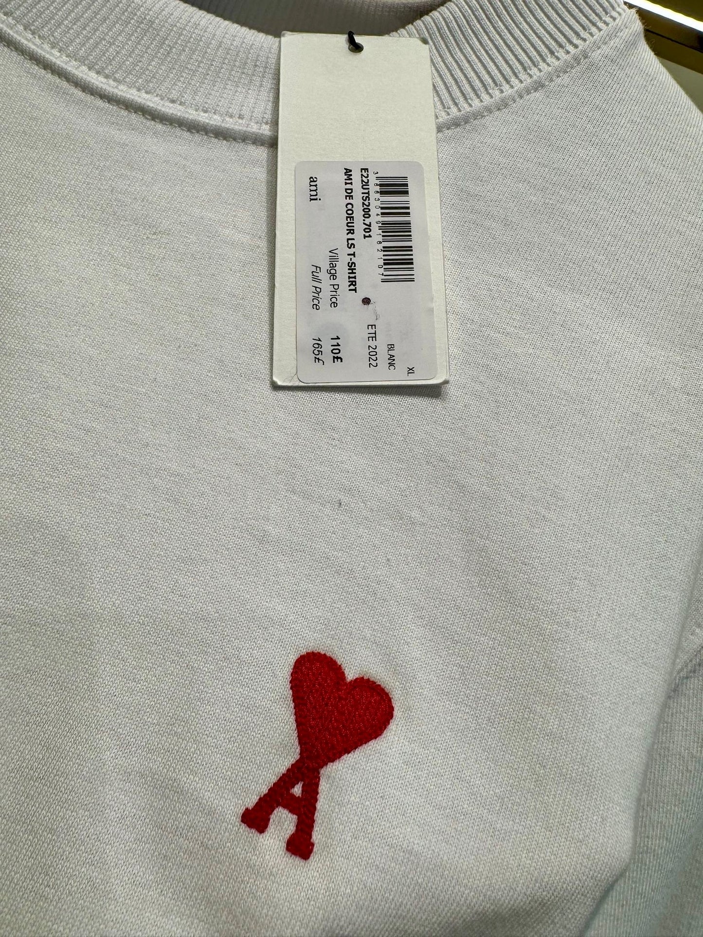 @Ami Outlet 刺繡愛心長袖上衣