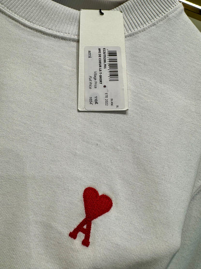 @Ami Outlet 刺繡愛心長袖上衣