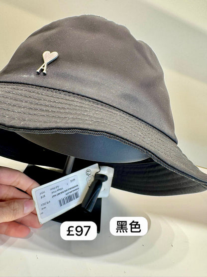 @Ami Outlet Bucket 黑色尼龍漁夫帽