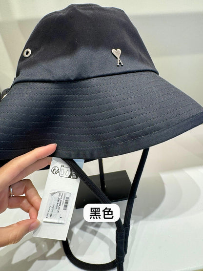 @Ami Outlet Bucket 黑色尼龍漁夫帽