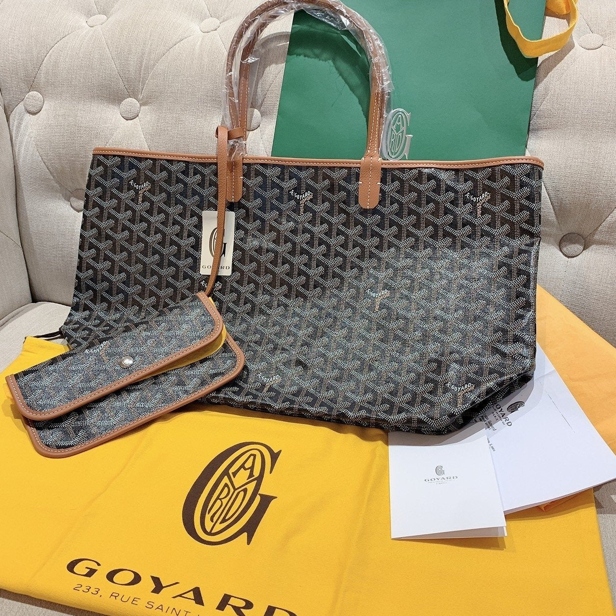 🇪🇺Goyard Saint Louis PM 經典托特包/1270 🉐53000 歐元連線特價